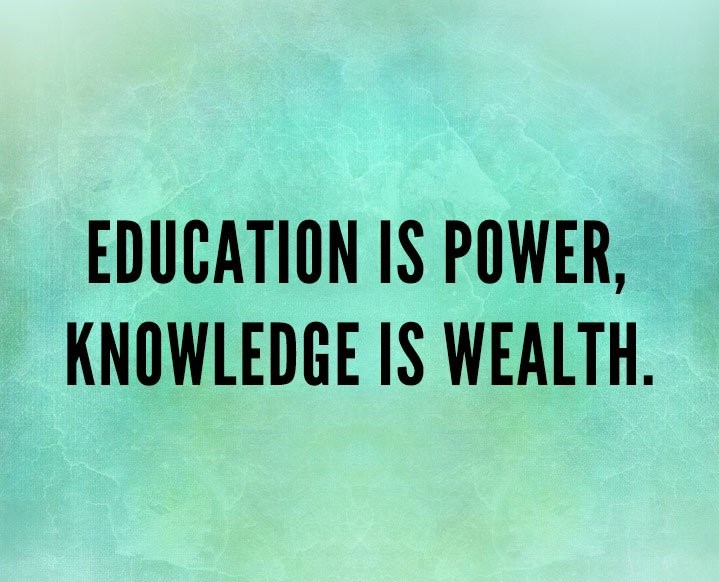 wealth and education