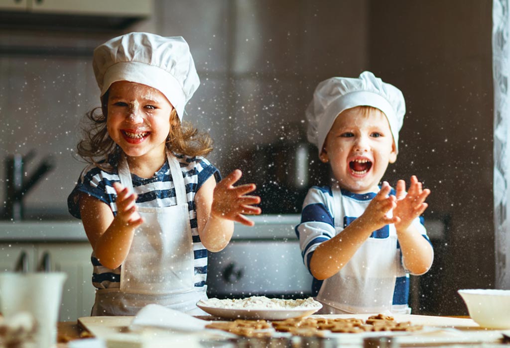 cooking boy girl